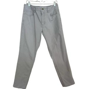 Vineyard Vines Slim Fit Chino Pants Five Pocket Light Gray Men's 34 x 30